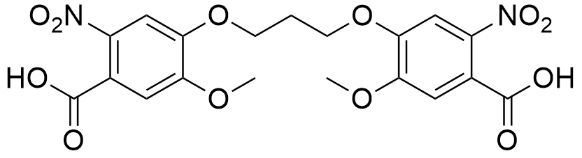 4,4'-(丙烷-1,3-二基雙(氧基))雙(5-甲氧基-2-硝基苯甲酸)